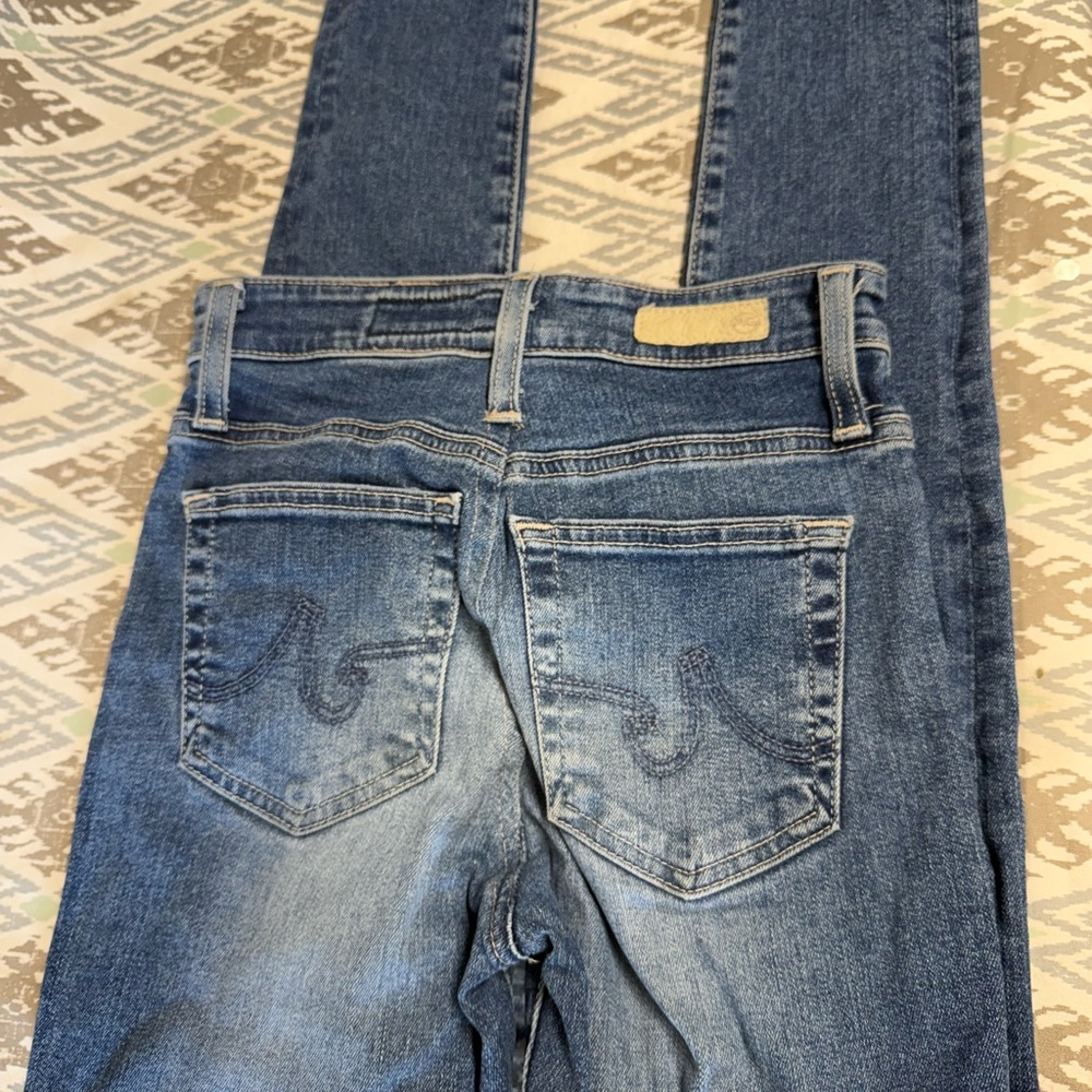 Ag Adriano Goldschmied Blue Skinny Jeans